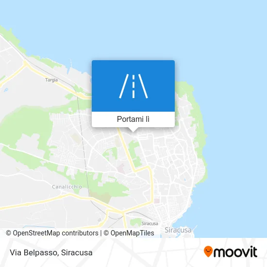 Mappa Via Belpasso