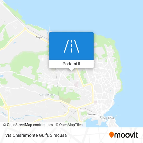 Mappa Via Chiaramonte Gulfi