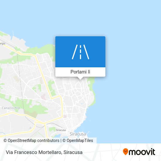Mappa Via Francesco Mortellaro