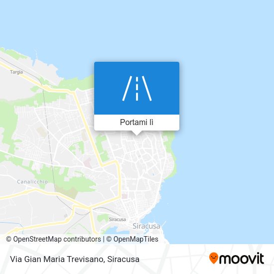 Mappa Via Gian Maria Trevisano