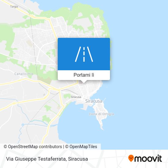 Mappa Via Giuseppe Testaferrata