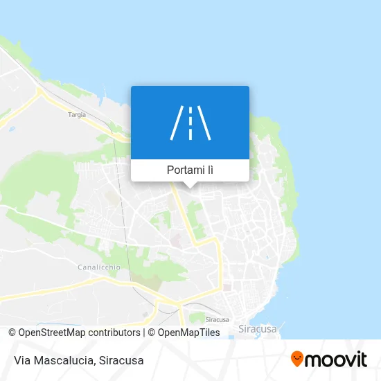 Mappa Via Mascalucia