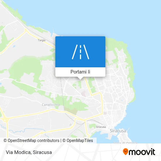 Mappa Via Modica