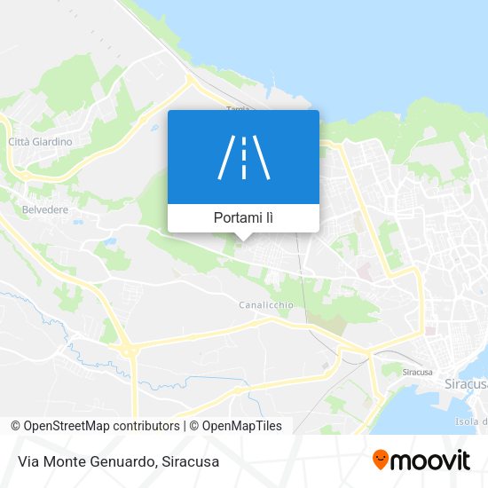 Mappa Via Monte Genuardo