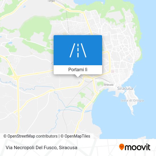 Mappa Via Necropoli Del Fusco