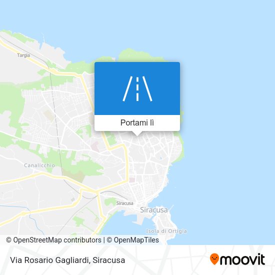 Mappa Via Rosario Gagliardi