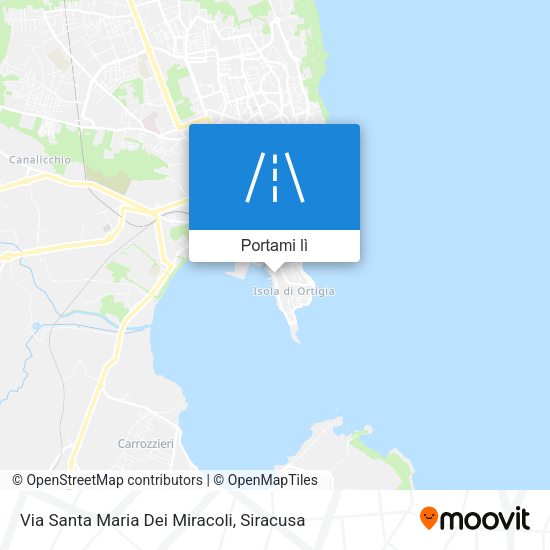 Mappa Via Santa Maria Dei Miracoli