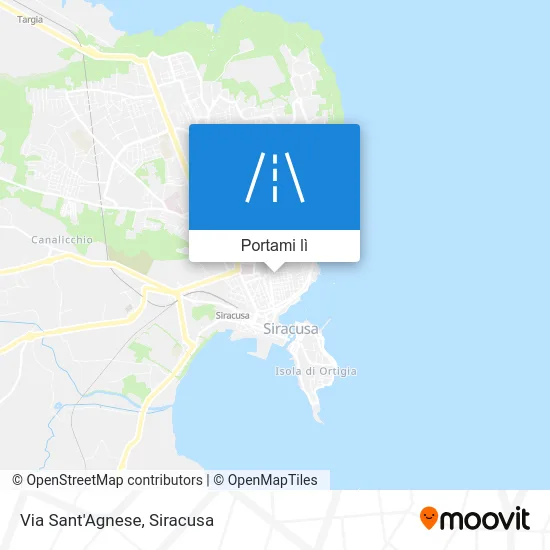 Mappa Via Sant'Agnese