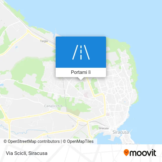 Mappa Via Scicli