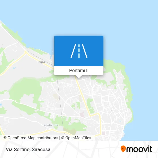 Mappa Via Sortino