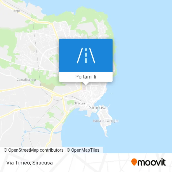 Mappa Via Timeo