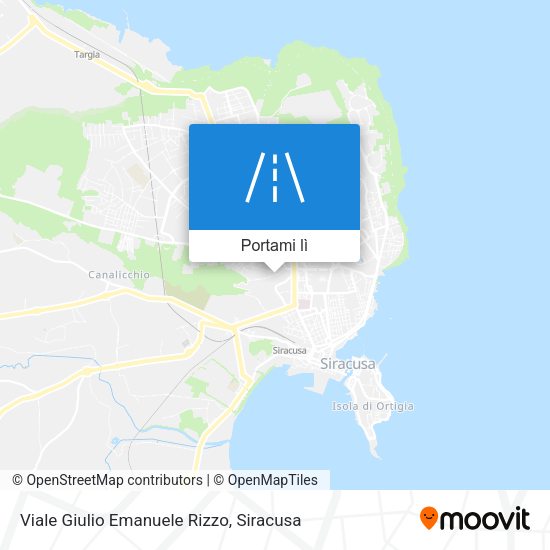 Mappa Viale Giulio Emanuele Rizzo