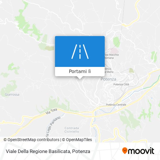 Mappa Viale Della Regione Basilicata