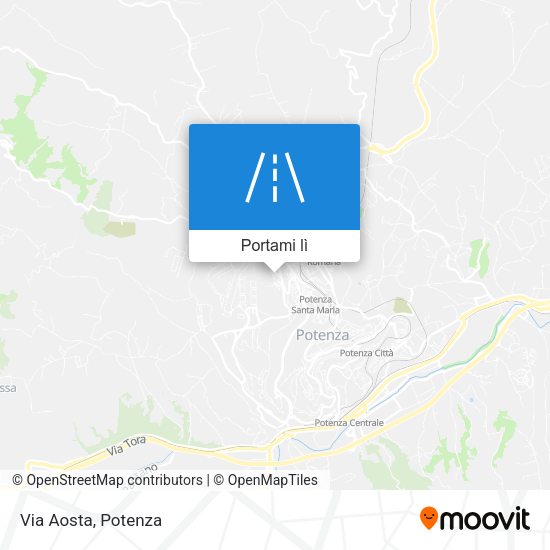 Mappa Via Aosta