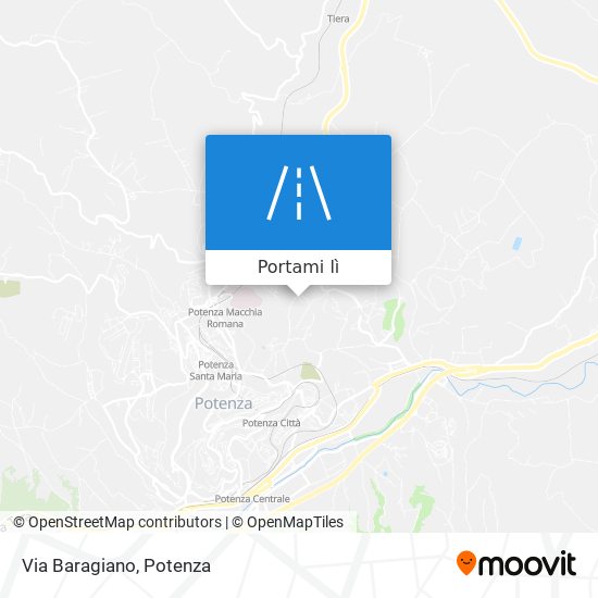 Mappa Via Baragiano