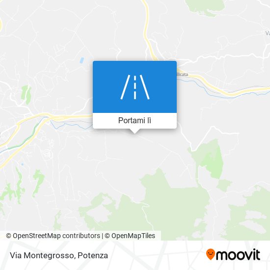 Mappa Via Montegrosso