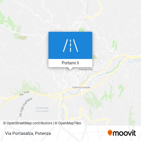 Mappa Via Portasalza