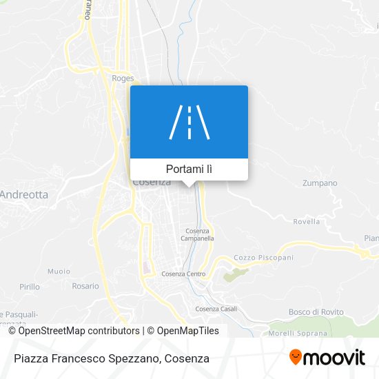 Mappa Piazza Francesco Spezzano