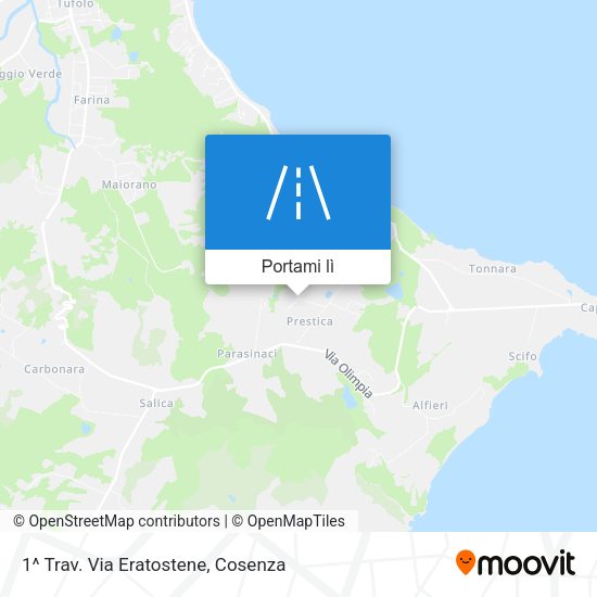 Mappa 1^ Trav. Via Eratostene