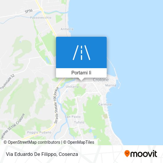 Mappa Via Eduardo De Filippo