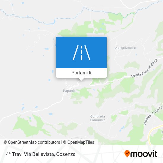 Mappa 4^ Trav. Via Bellavista