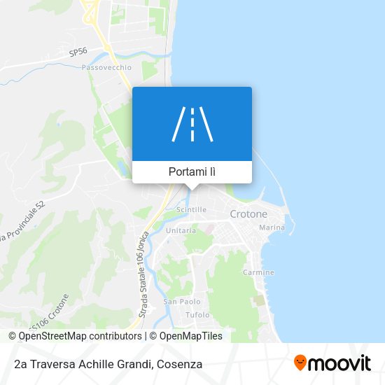 Mappa 2a Traversa Achille Grandi