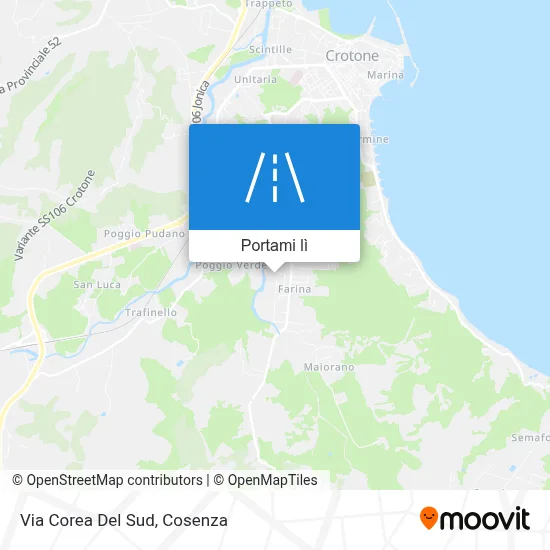 Mappa Via Corea Del Sud