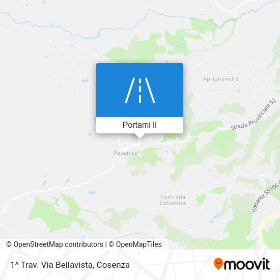 Mappa 1^ Trav. Via Bellavista