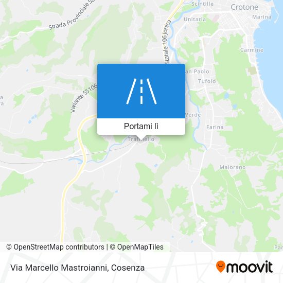 Mappa Via Marcello Mastroianni