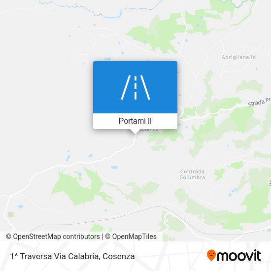 Mappa 1^ Traversa Via Calabria