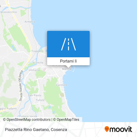 Mappa Piazzetta Rino Gaetano