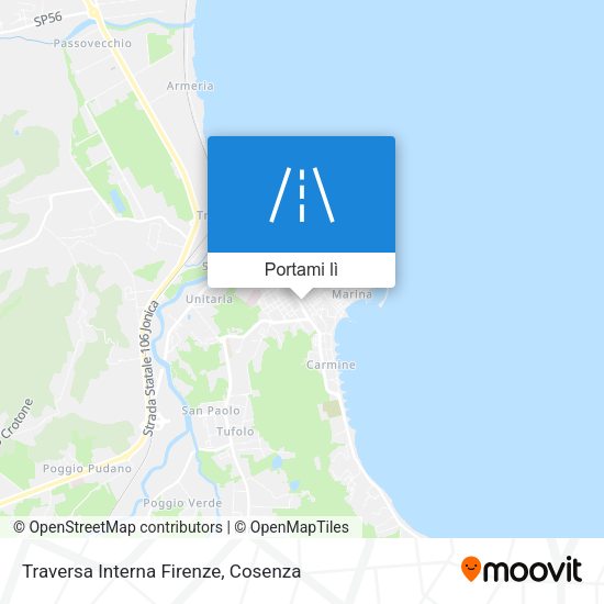 Mappa Traversa Interna Firenze