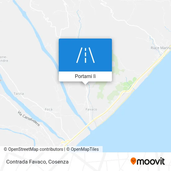 Mappa Contrada Favaco