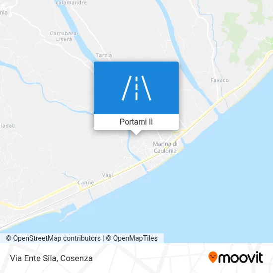Mappa Via Ente Sila