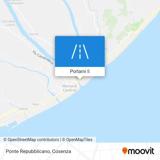 Mappa Ponte Repubblicano