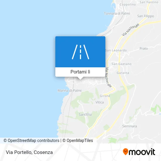 Mappa Via Portello