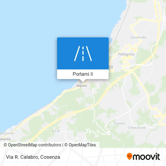 Mappa Via R. Calabro