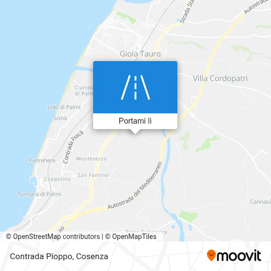 Mappa Contrada Pioppo