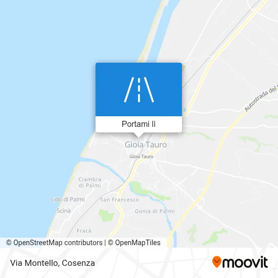 Mappa Via Montello