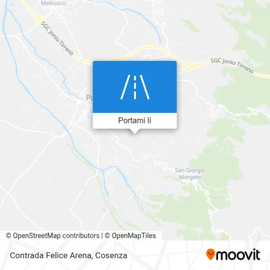 Mappa Contrada Felice Arena