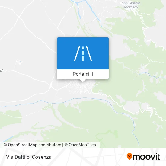 Mappa Via Dattilo