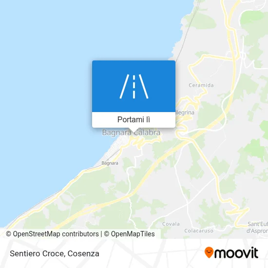 Mappa Sentiero Croce