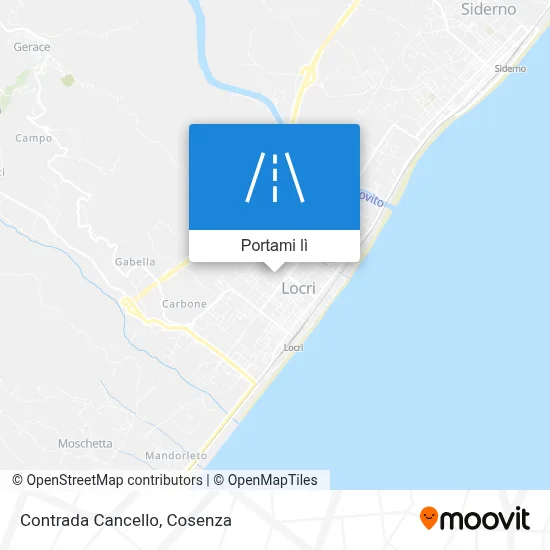 Mappa Contrada Cancello