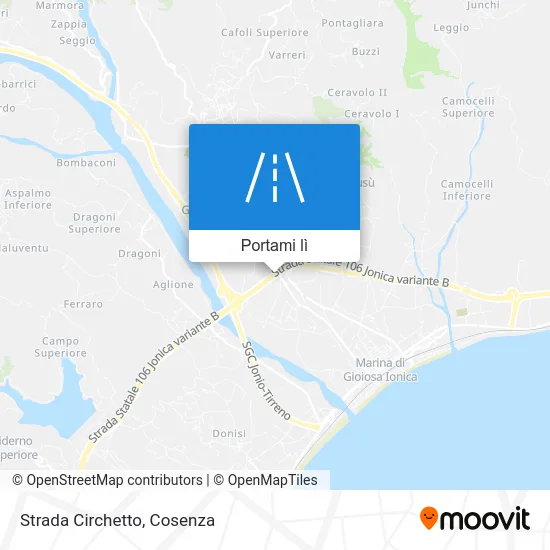 Mappa Strada Circhetto