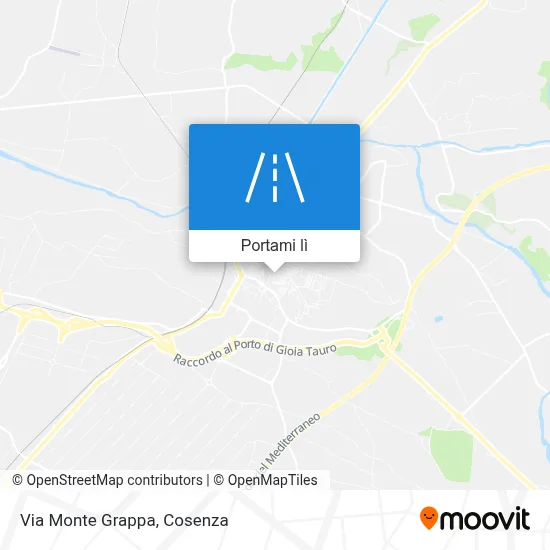 Mappa Via Monte Grappa