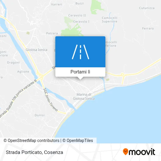 Mappa Strada Porticato