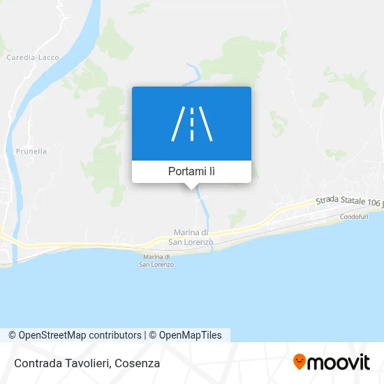 Mappa Contrada Tavolieri