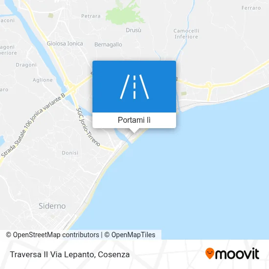 Mappa Traversa II Via Lepanto