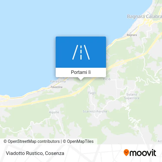 Mappa Viadotto Rustico