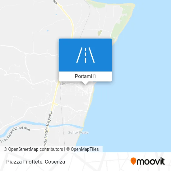 Mappa Piazza Filottete